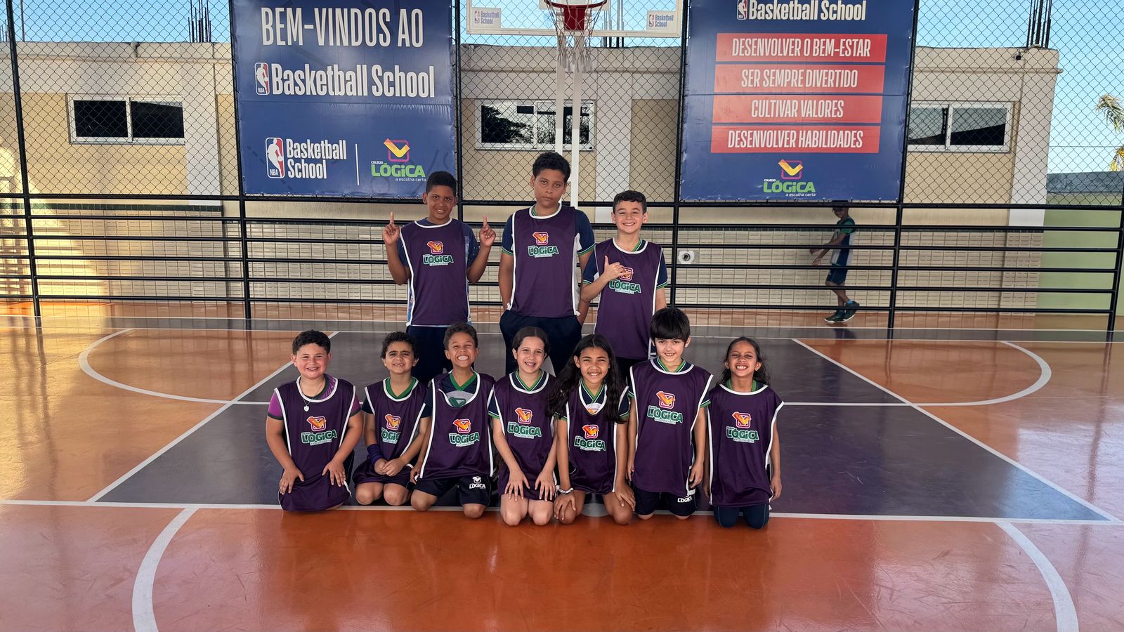 Time de basquete do NBA Basketball School